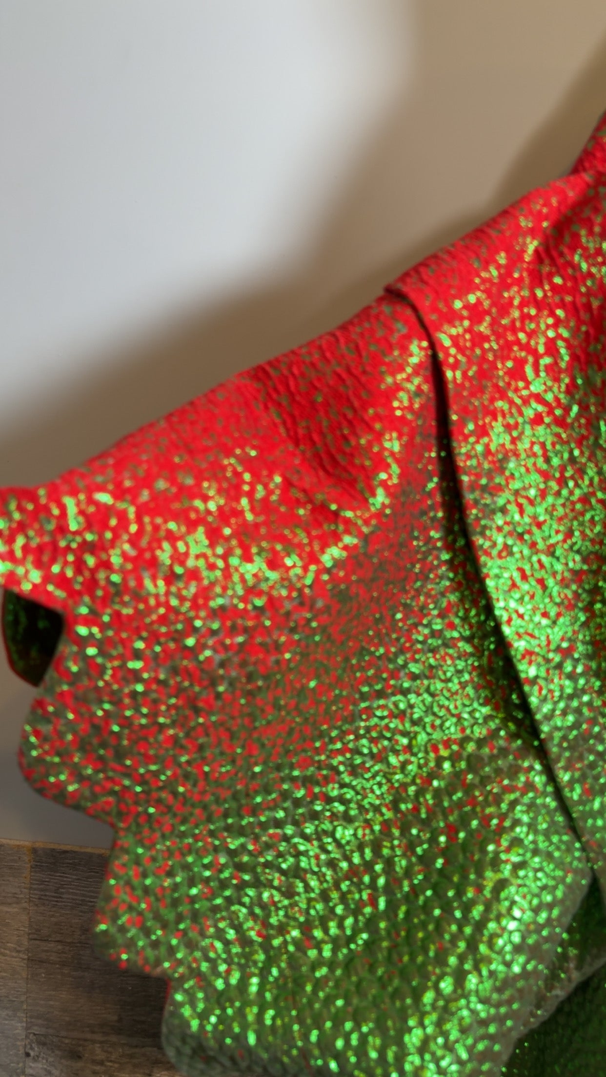 ZURI - BOUBOU BROCADE - VERT & ROUGE