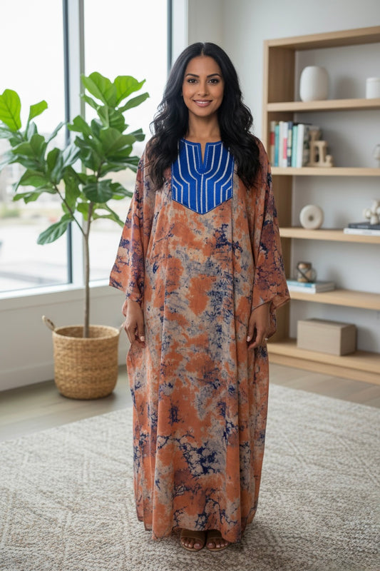 Boubou unique - Mode Africaine - Lemah Canada - Bleu mauve