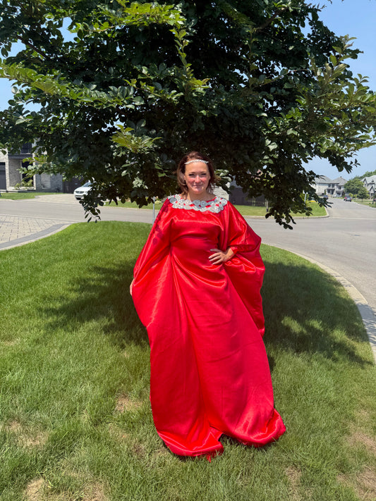 Robe Rouge de Soirée Lemah – Élégance Audacieuse & Glamour Intemporel