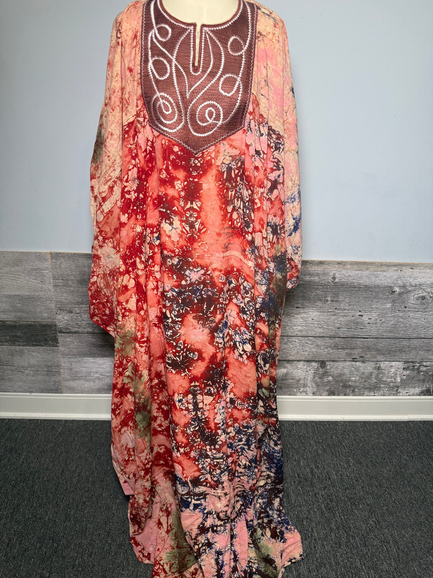 Boubou unique -Marron - Mode Africaine - Lemah Canada