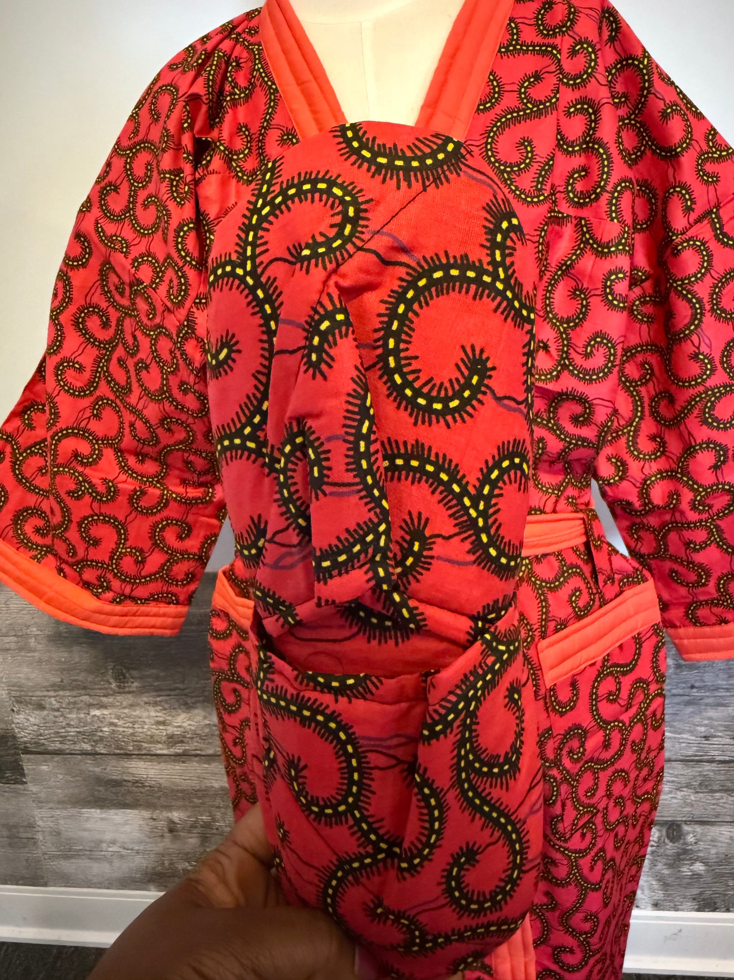 Peignoir & Pantoufles - Unisexe - Rose Fleur - Lemah Canada