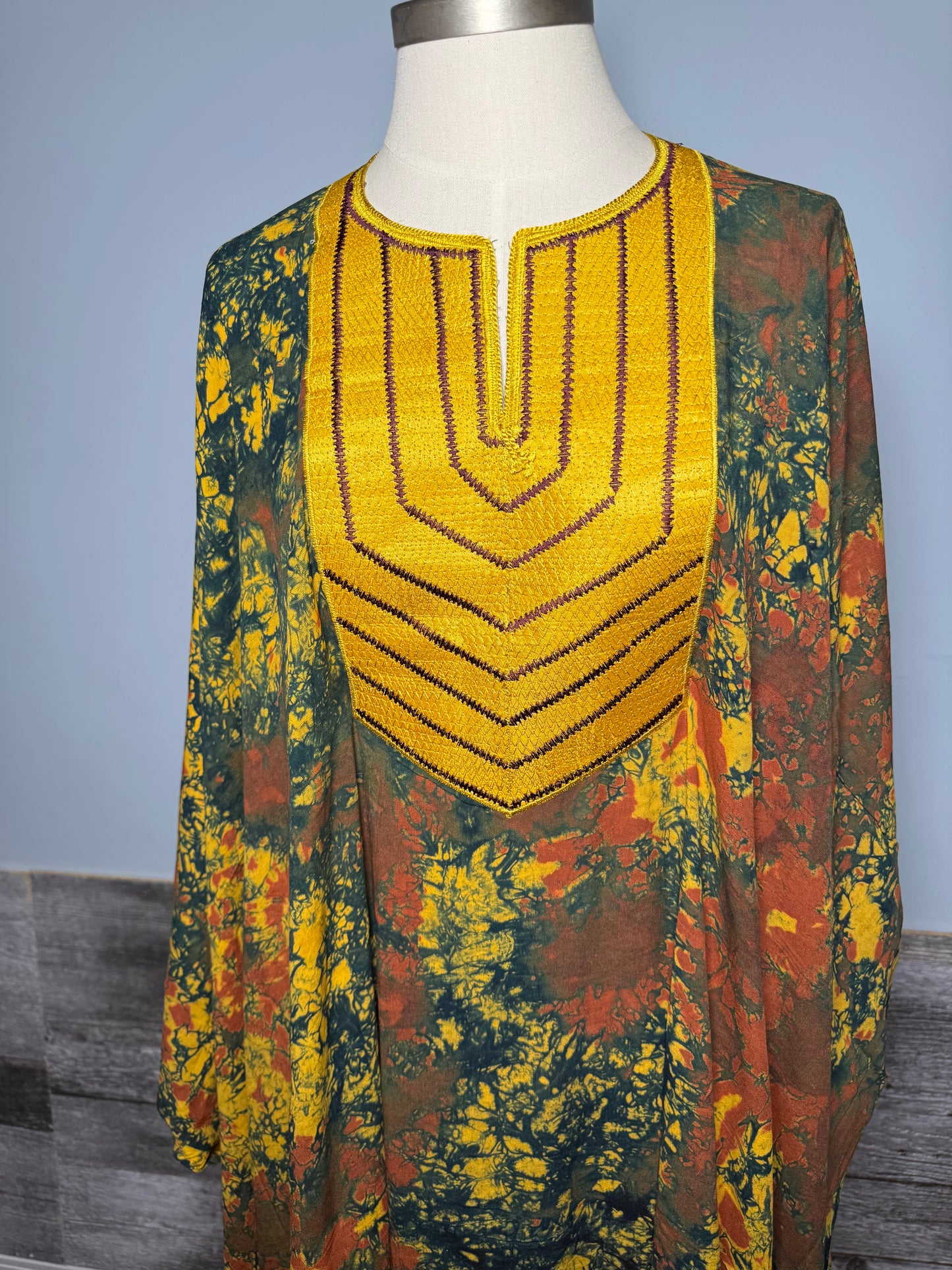 Boubou unique - Mode Africaine - Lemah Canada - Jaune Floral