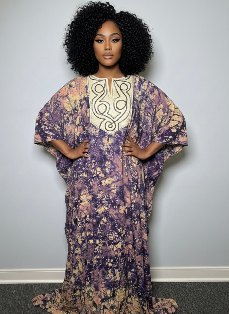 Boubou unique - Mode Africaine - Lemah Canada - Mauve
