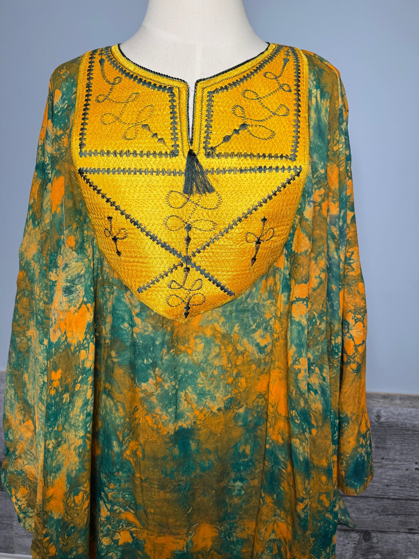 Boubou unique - Mode Africaine - Lemah Canada - Vert & Jaune