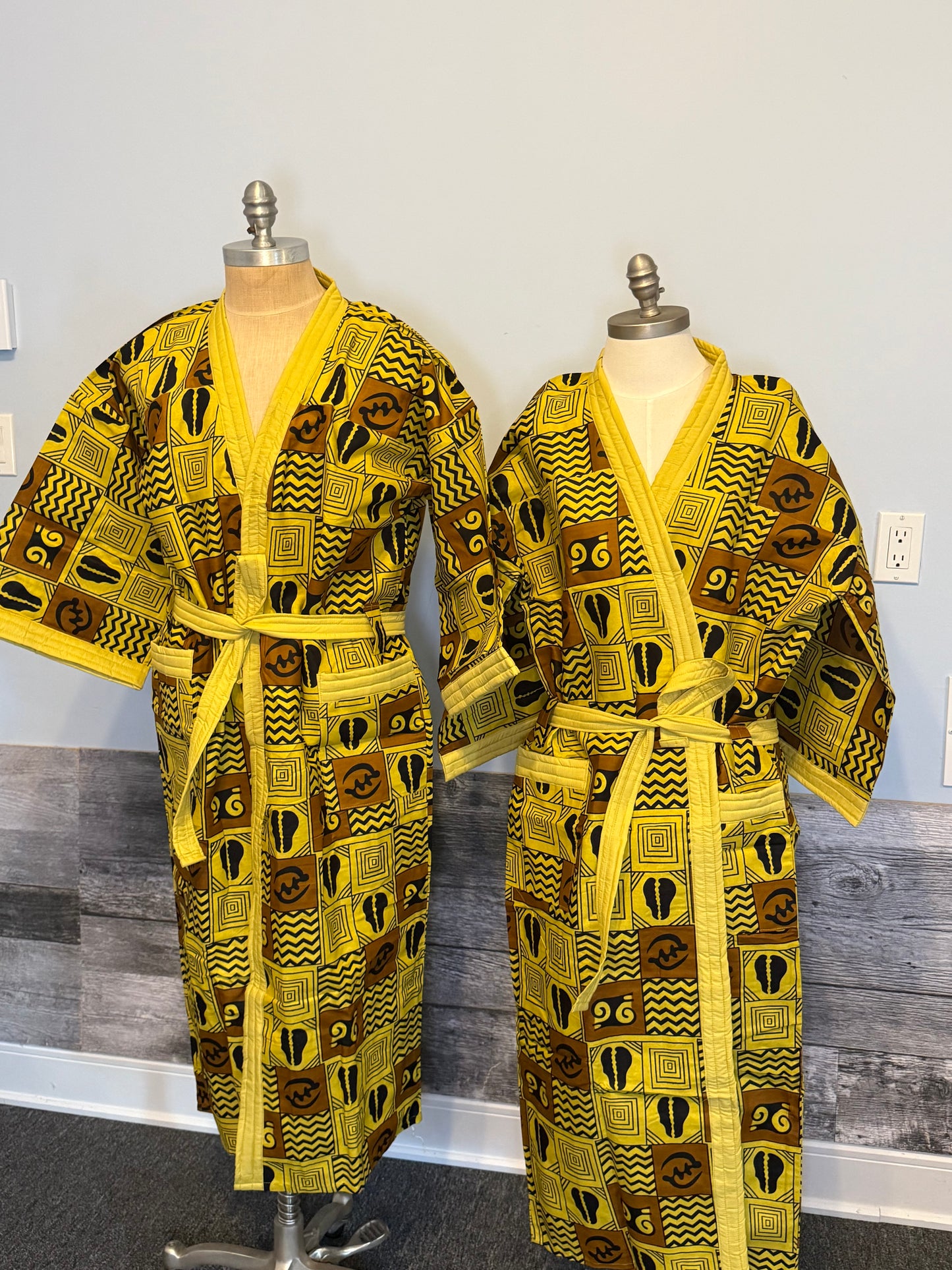 Peignoir & Pantoufles Jaune - Lemah - unisexe