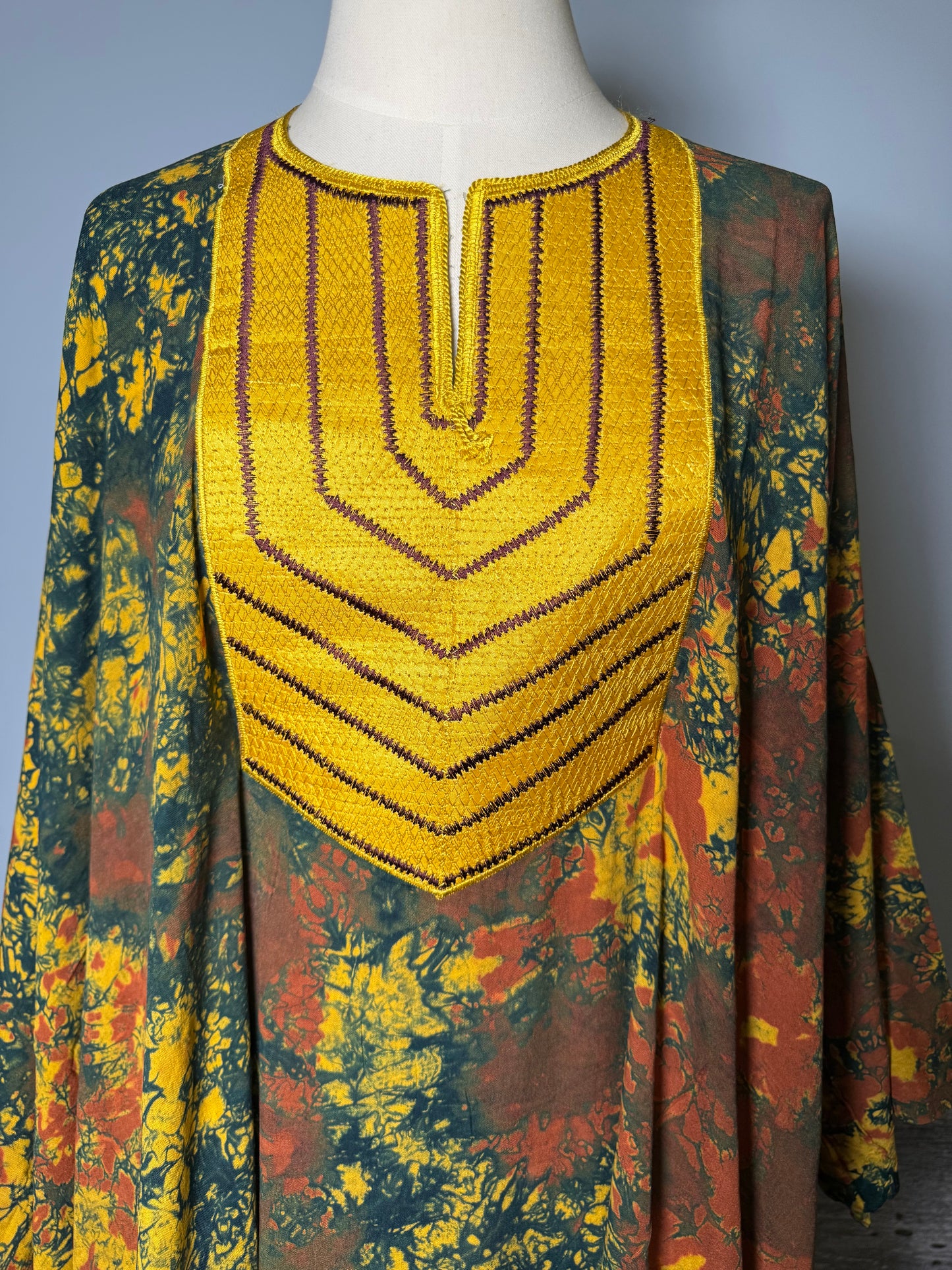 Boubou unique - Mode Africaine - Lemah Canada - Jaune Floral