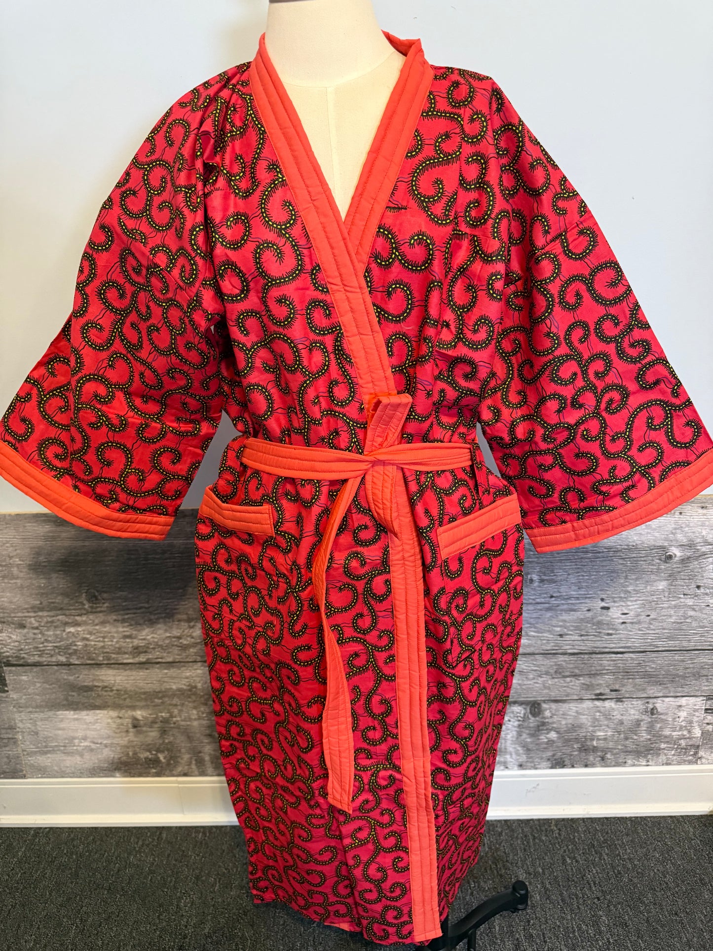 Peignoir & Pantoufles - Unisexe - Rose Fleur - Lemah Canada