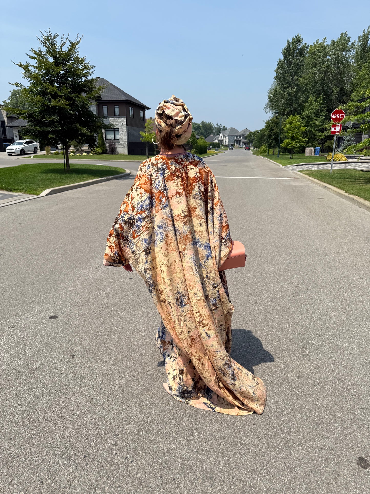 ROBE LONGUE  & Foulard - BOUBOU - Plusieurs couleurs