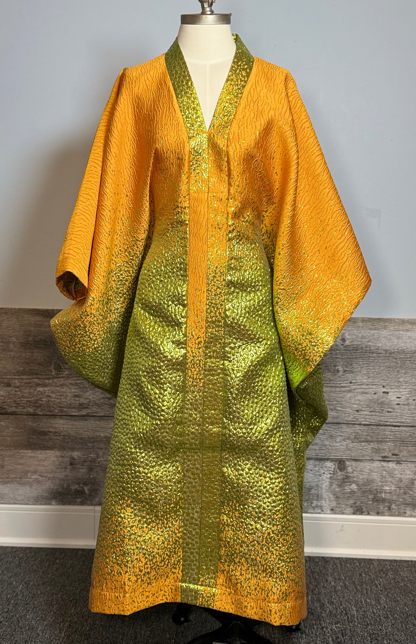 SOLEILA - BOUBOU BROCADE - JAUNE & VERT