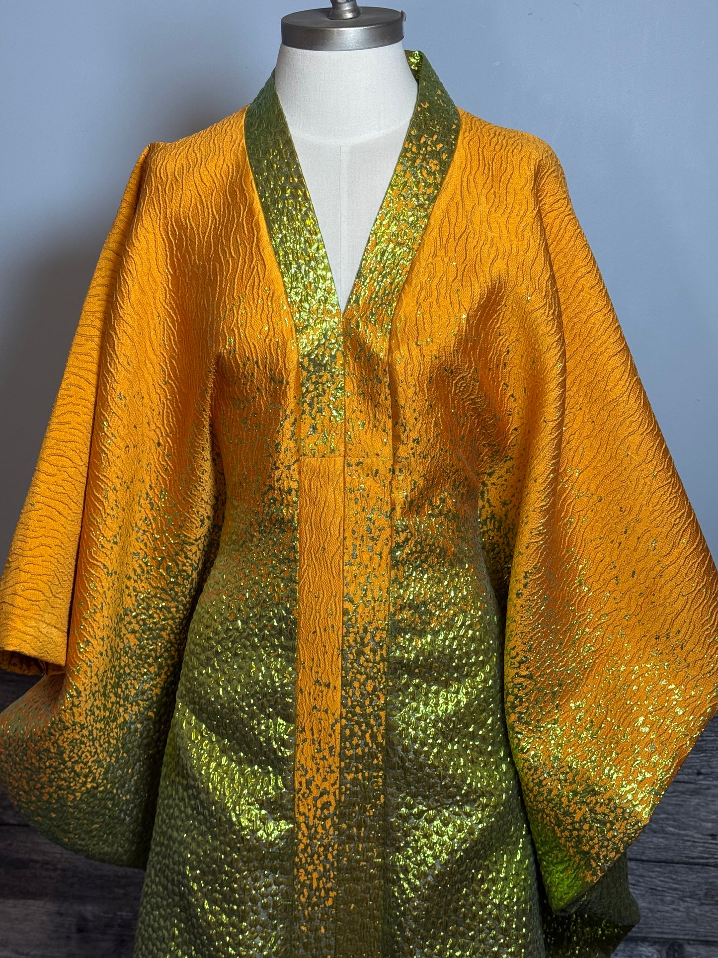 SOLEILA - BOUBOU BROCADE - JAUNE & VERT