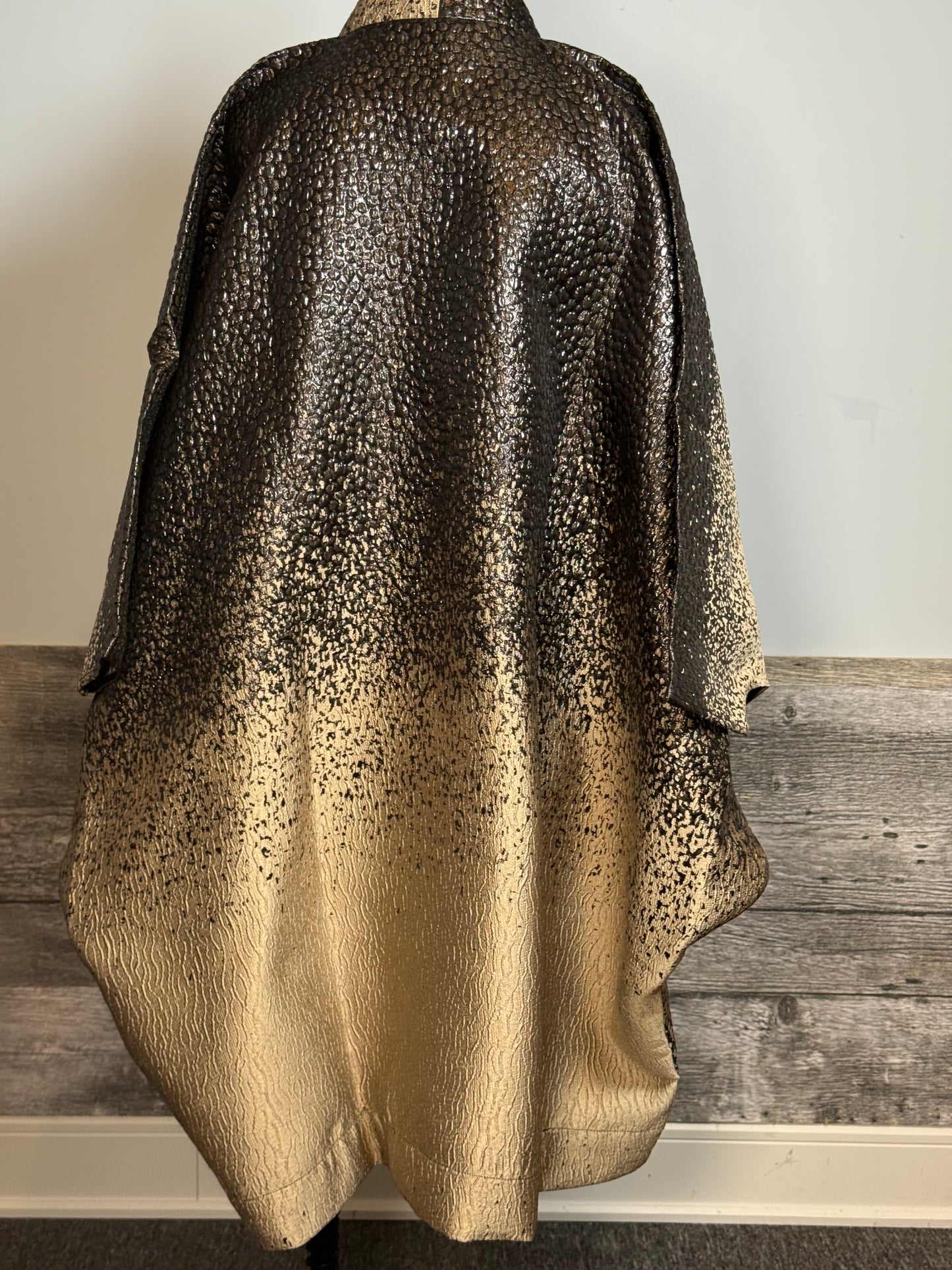 CELESTE - BOUBOU  LUXURY BROCADE NOIR & GRIS