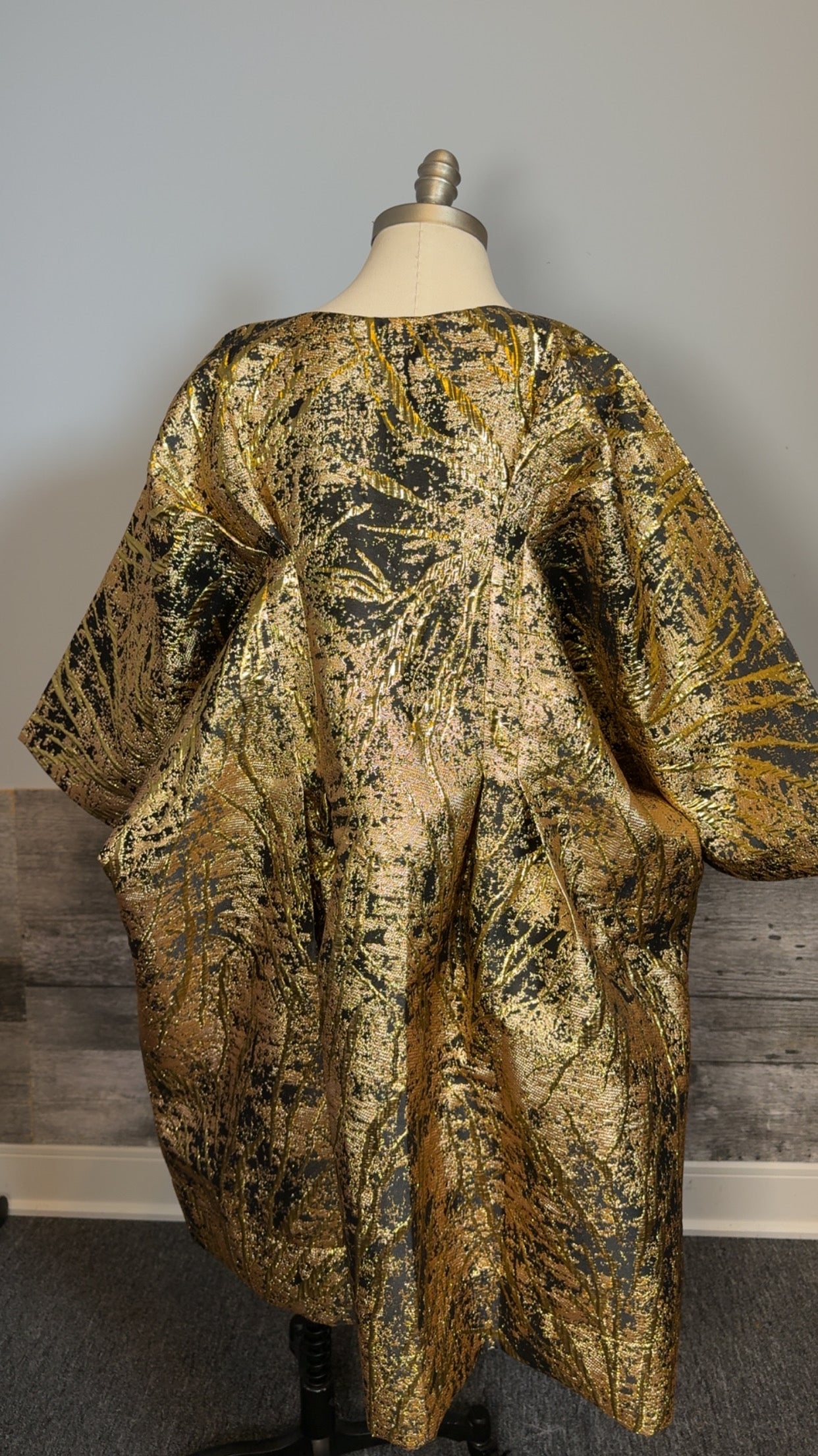 EMILIE - LUXURY BOUBOU BROCADE - Noir & Or